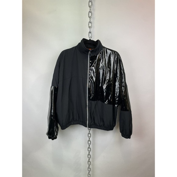 Nike Sportswear Women’s Icon Clash Jacket Black Pockets Sz S - Picture 2 of 12